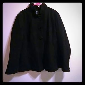 Black Old Navy wool dress coat
